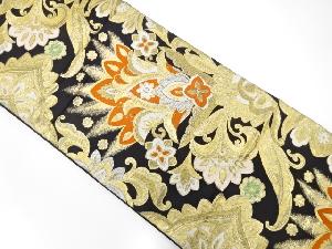 アンティーク　唐花模様織出し袋帯（材料）